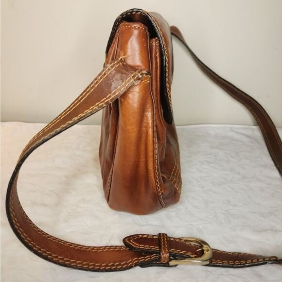 Engs Burg VTG 70s leather shoulder purse - Picture 4 of 15